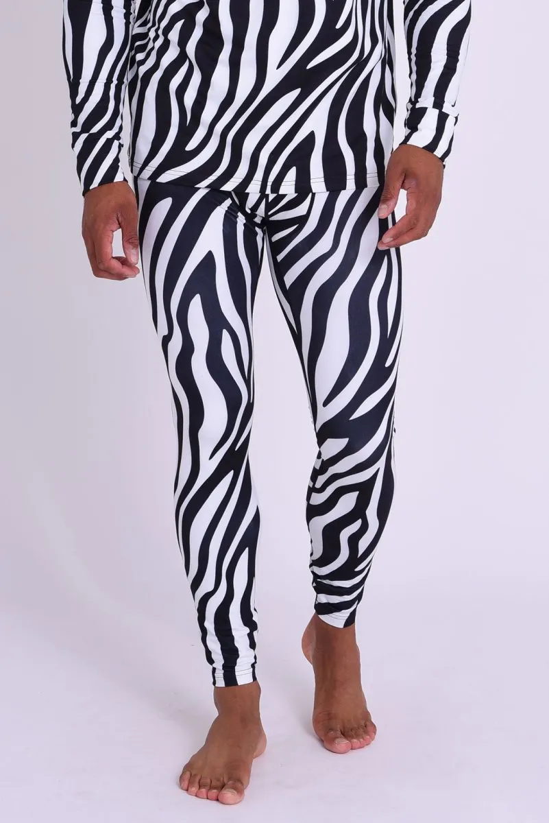 Baselayer Pant - Hotel California Zebra Print Men's