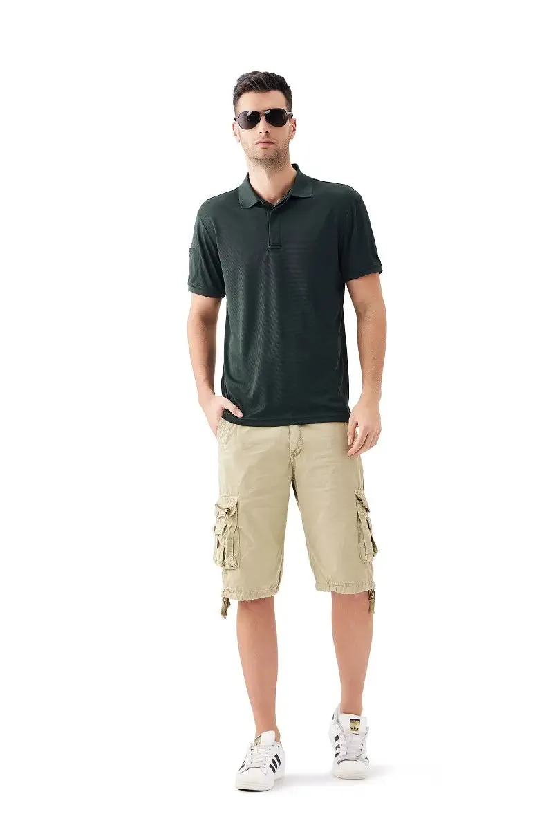 Big And Tall Cargo Shorts Below The Knee