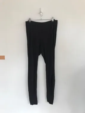 Black Thermal Leggings, John Lewis, Size 12