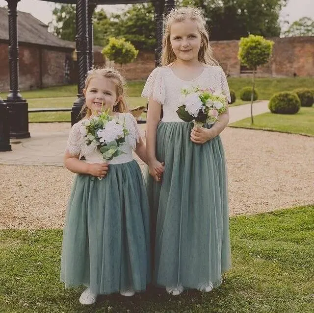 Bohemian Flutter Dress - Sage Green