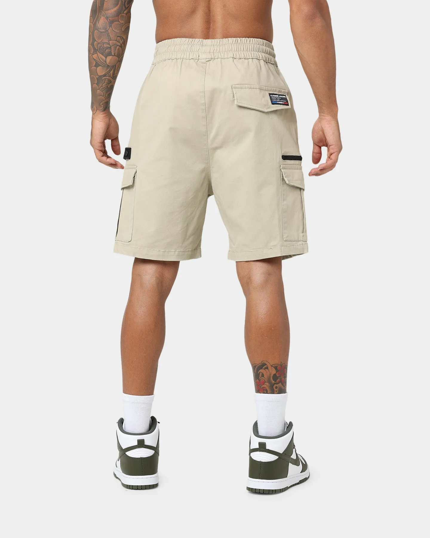 Carre Evolution Cargo Shorts Stone