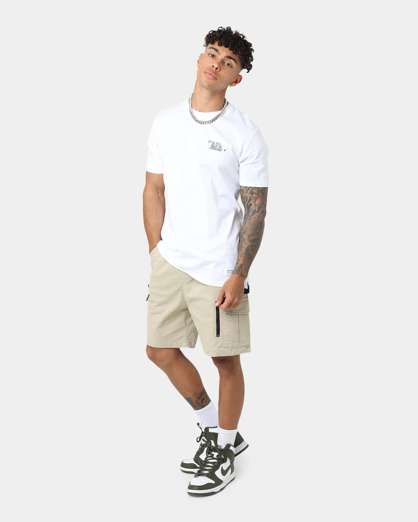 Carre Evolution Cargo Shorts Stone