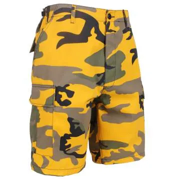 Colored Camo BDU Shorts