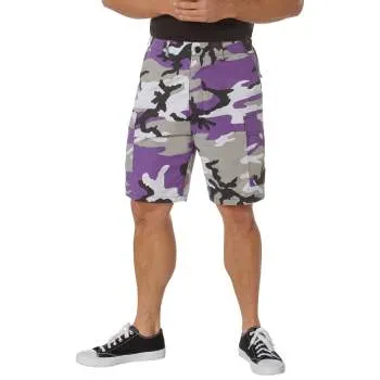 Colored Camo BDU Shorts