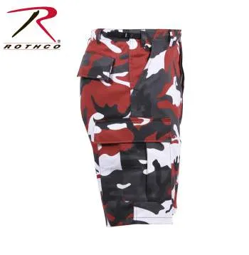 Colored Camo BDU Shorts