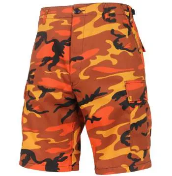 Colored Camo BDU Shorts