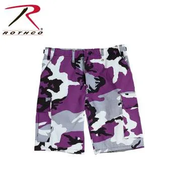 Colored Camo BDU Shorts