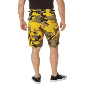 Colored Camo BDU Shorts