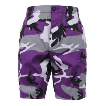 Colored Camo BDU Shorts