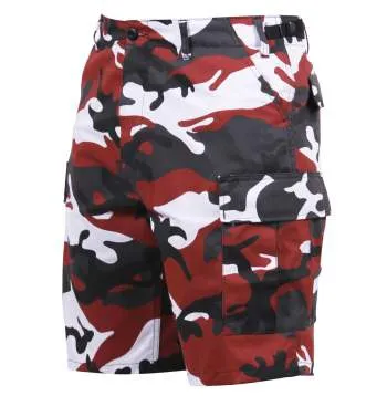 Colored Camo BDU Shorts