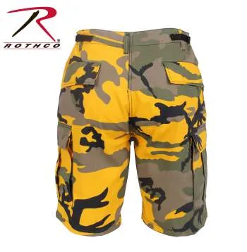 Colored Camo BDU Shorts