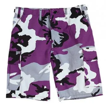 Colored Camo BDU Shorts