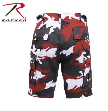 Colored Camo BDU Shorts