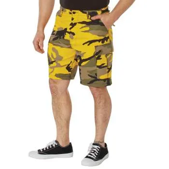 Colored Camo BDU Shorts