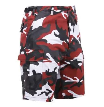 Colored Camo BDU Shorts