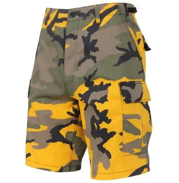 Colored Camo BDU Shorts