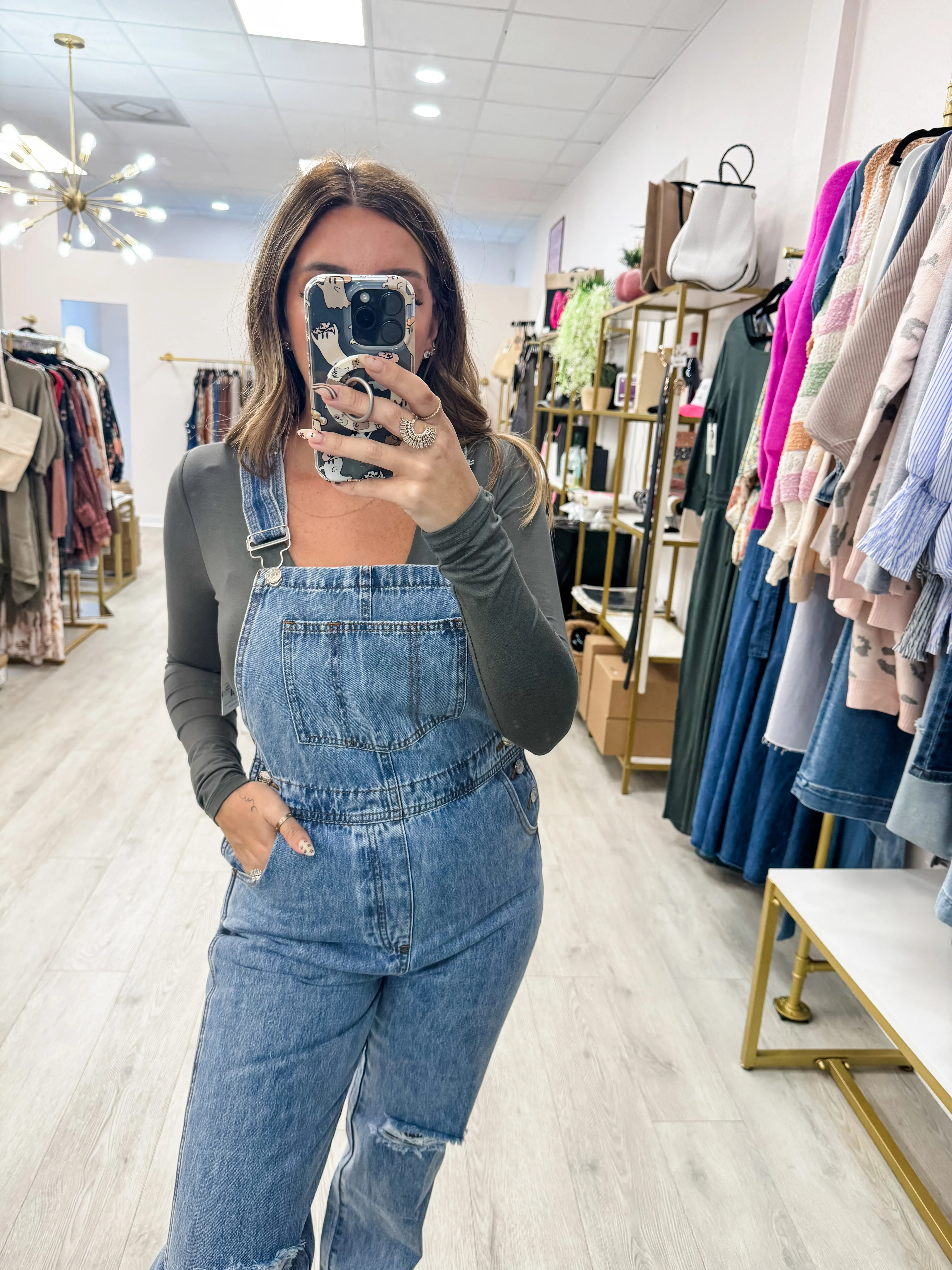 Denim Overalls