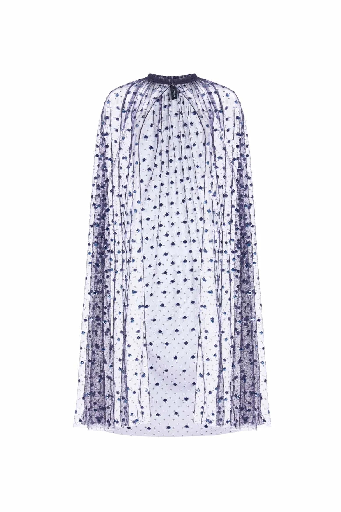 Dot Shimmer Open Midaxi Cape