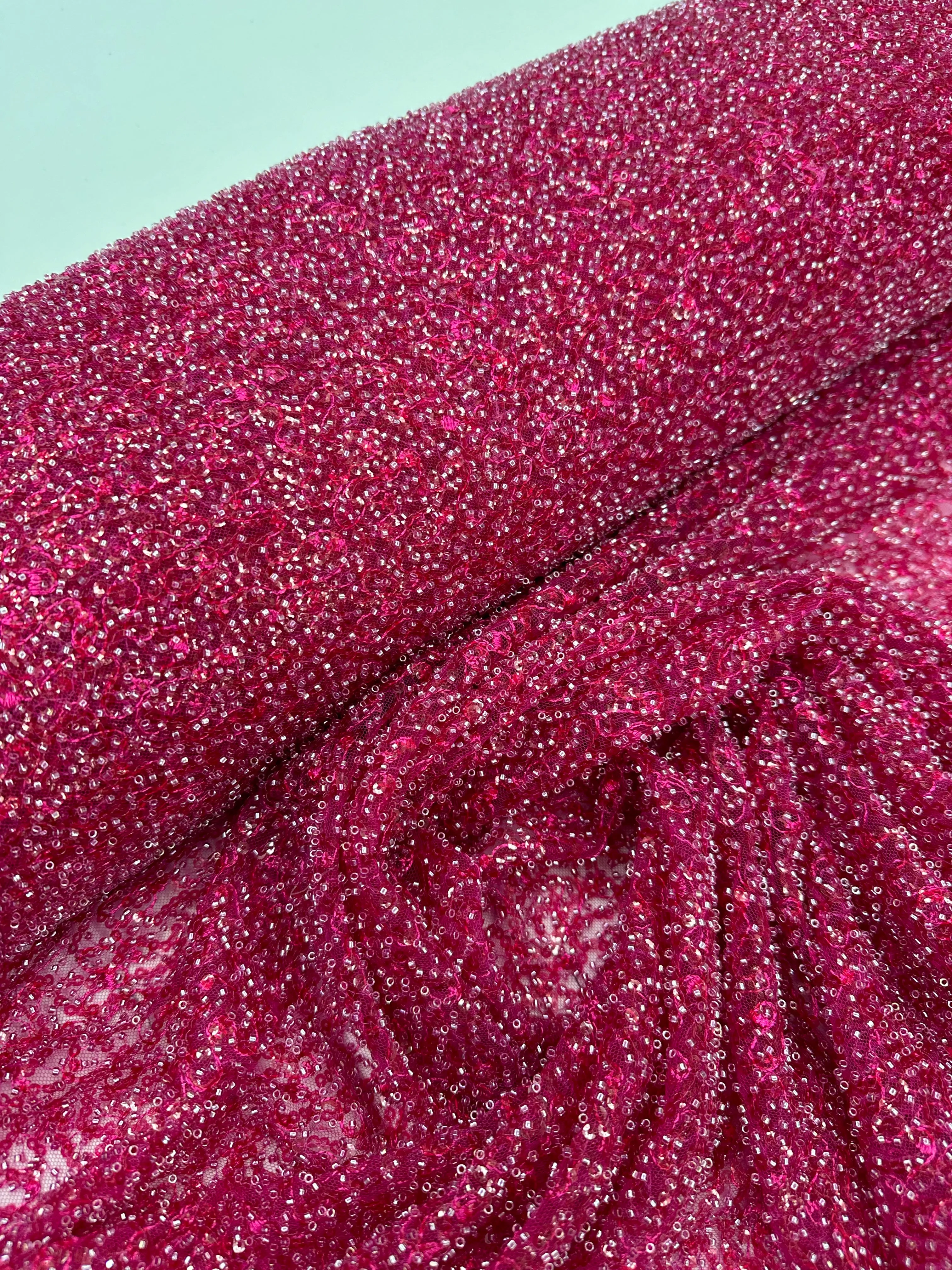 Fully Beaded - Cerise