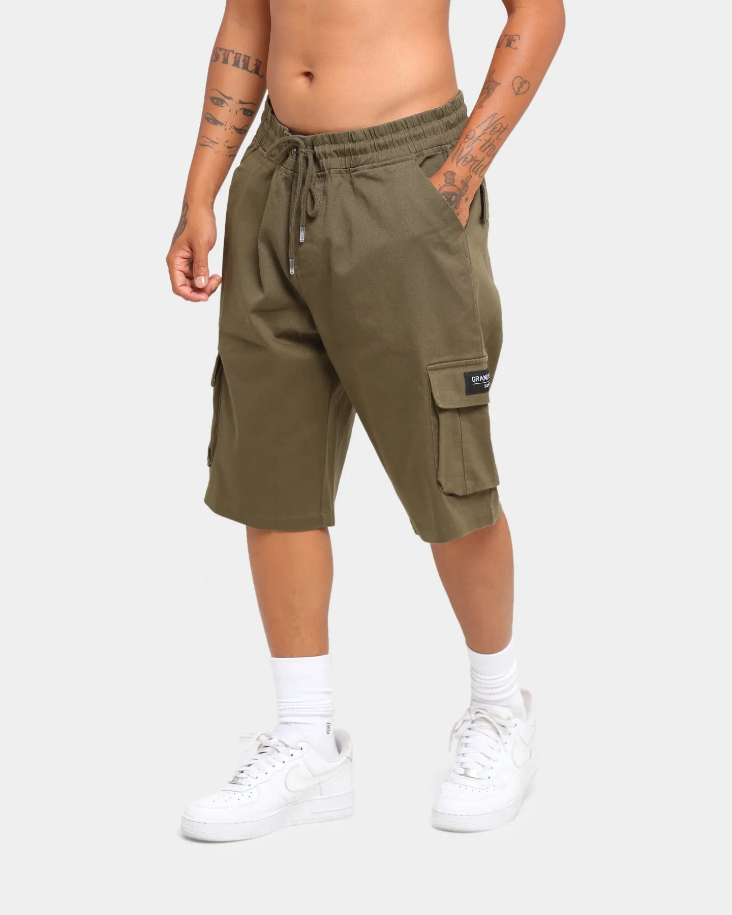 Grand Scheme Cargo Shorts Army Green