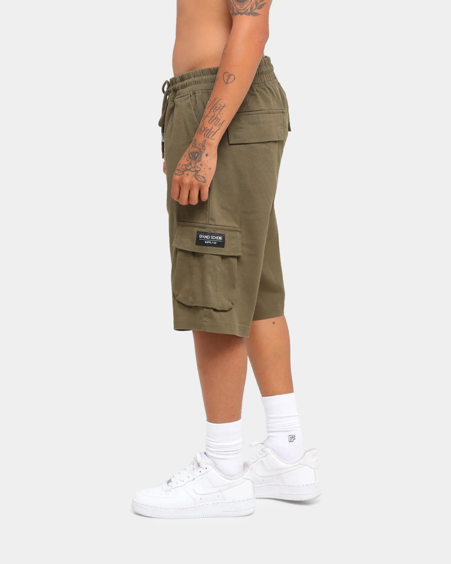 Grand Scheme Cargo Shorts Army Green