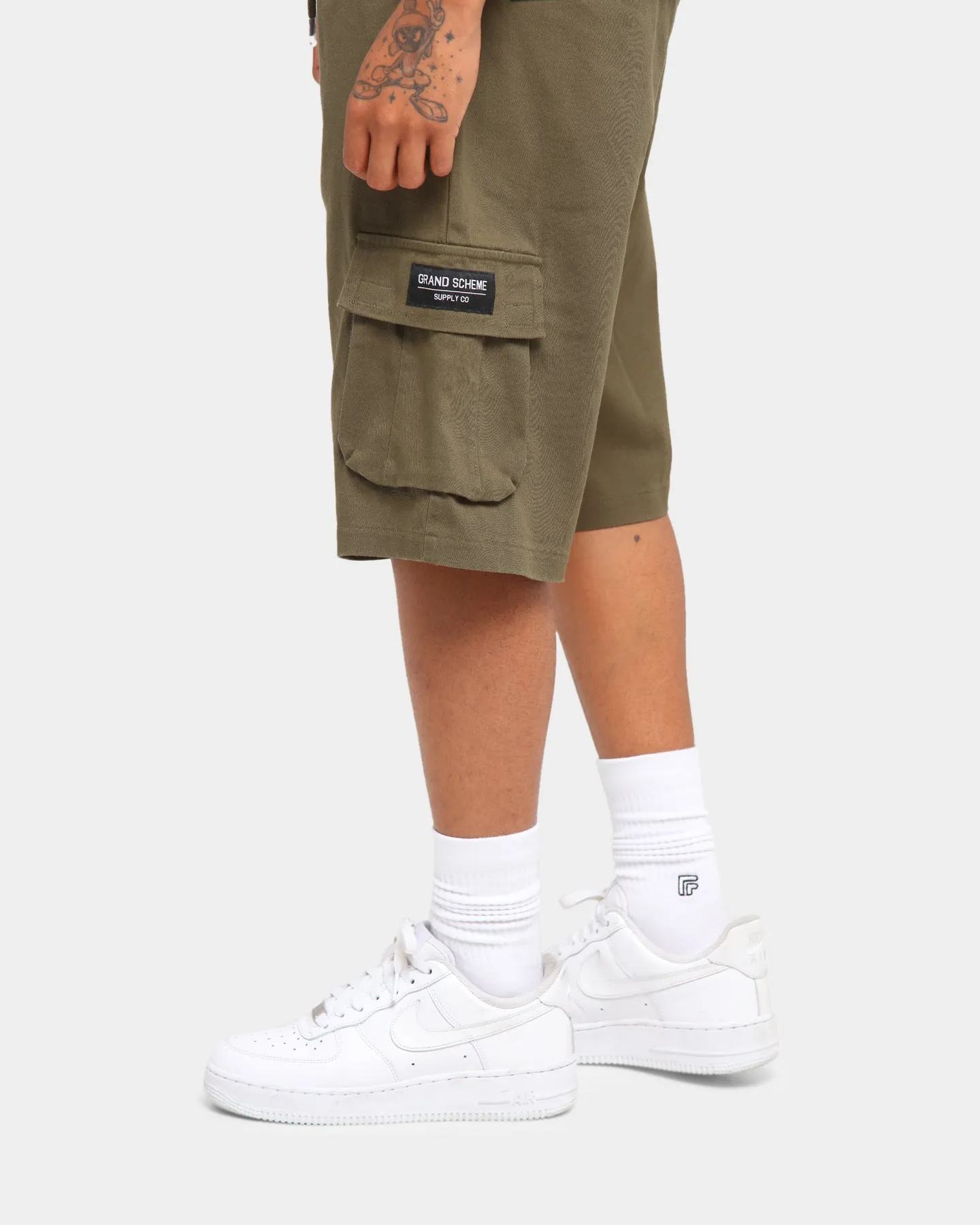 Grand Scheme Cargo Shorts Army Green