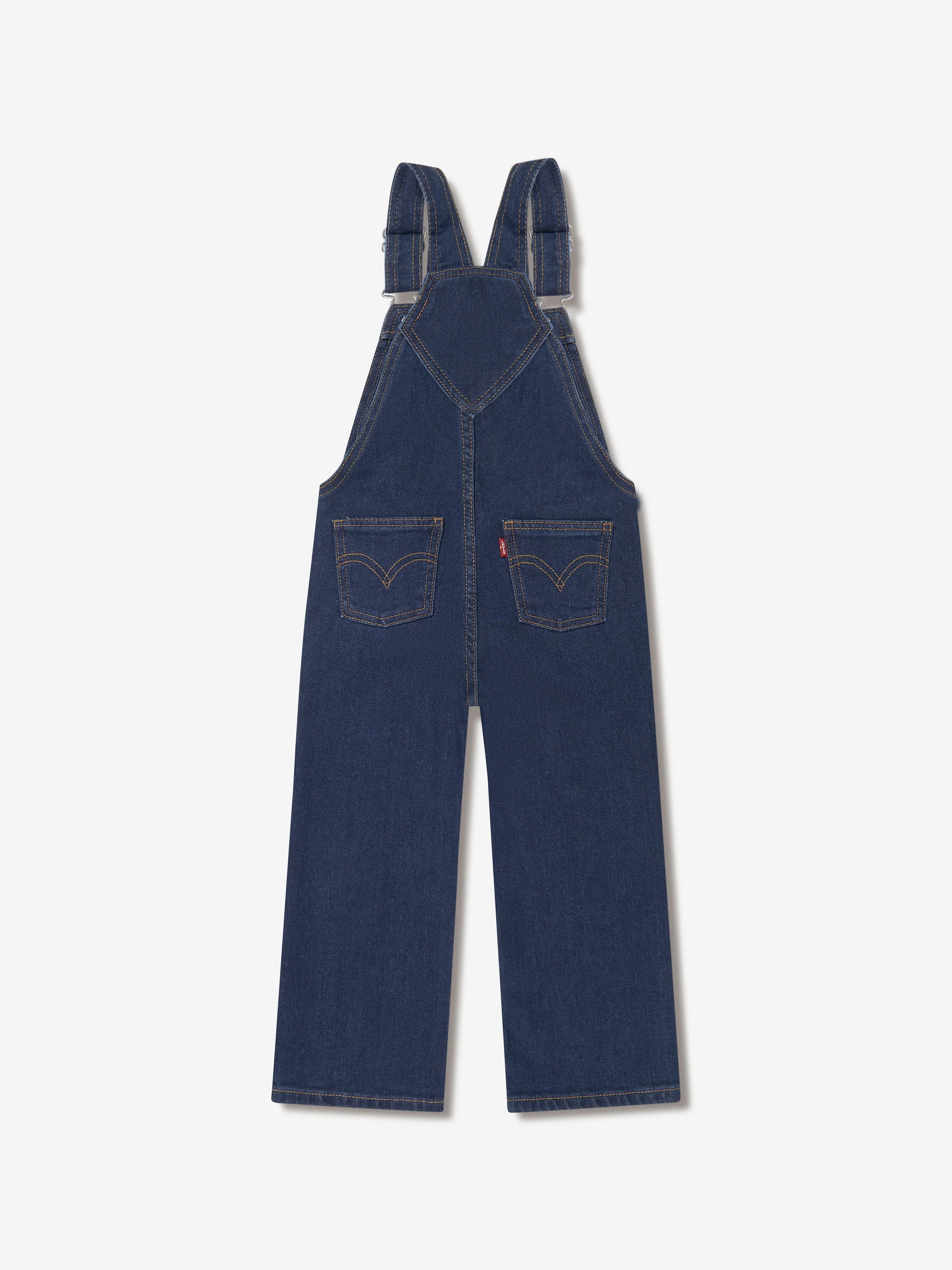 Levi's Wear Girls Baggy Denim Dungarees in Blue