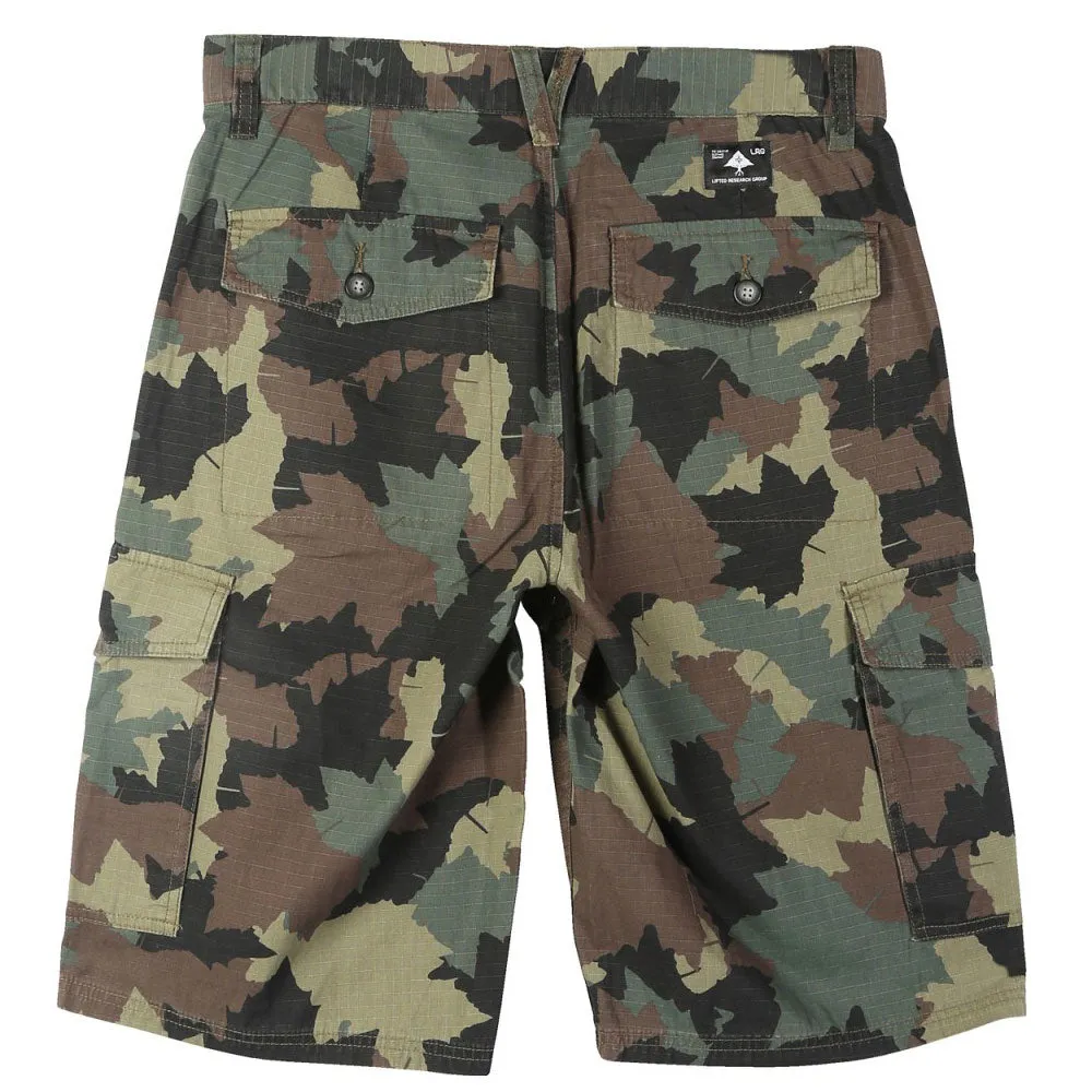 LRG RC TS Ripstop Cargo Shorts Olive Camo