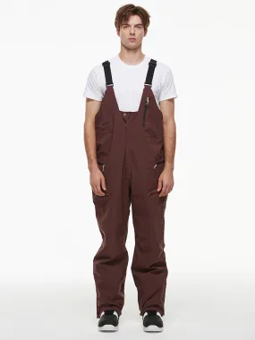 Men's Backcountry Mountain Chill Waterproof Cargo Snow Bib Overalls