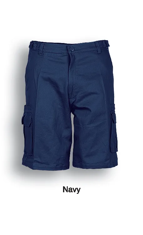 Mens Cargo Work Shorts - Navy