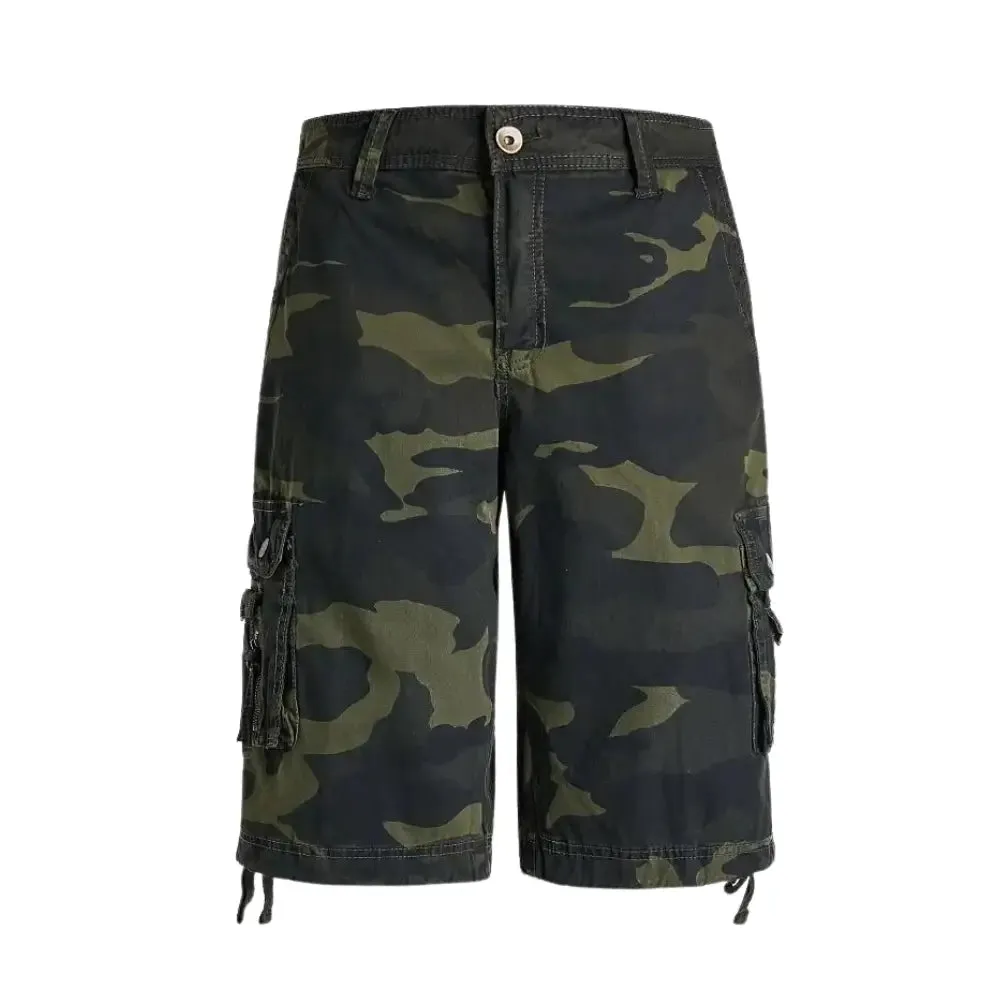 Men's Green Cargo Shorts