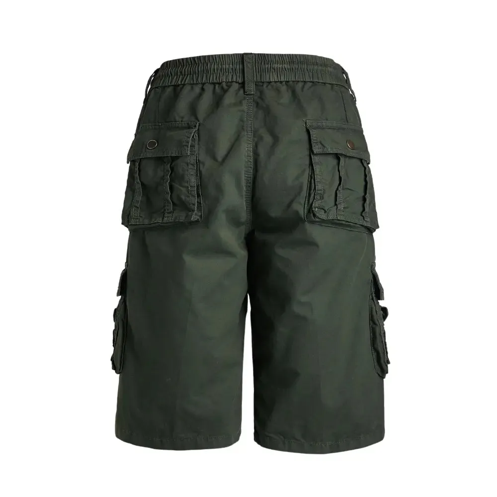 Men's Green Cargo Shorts