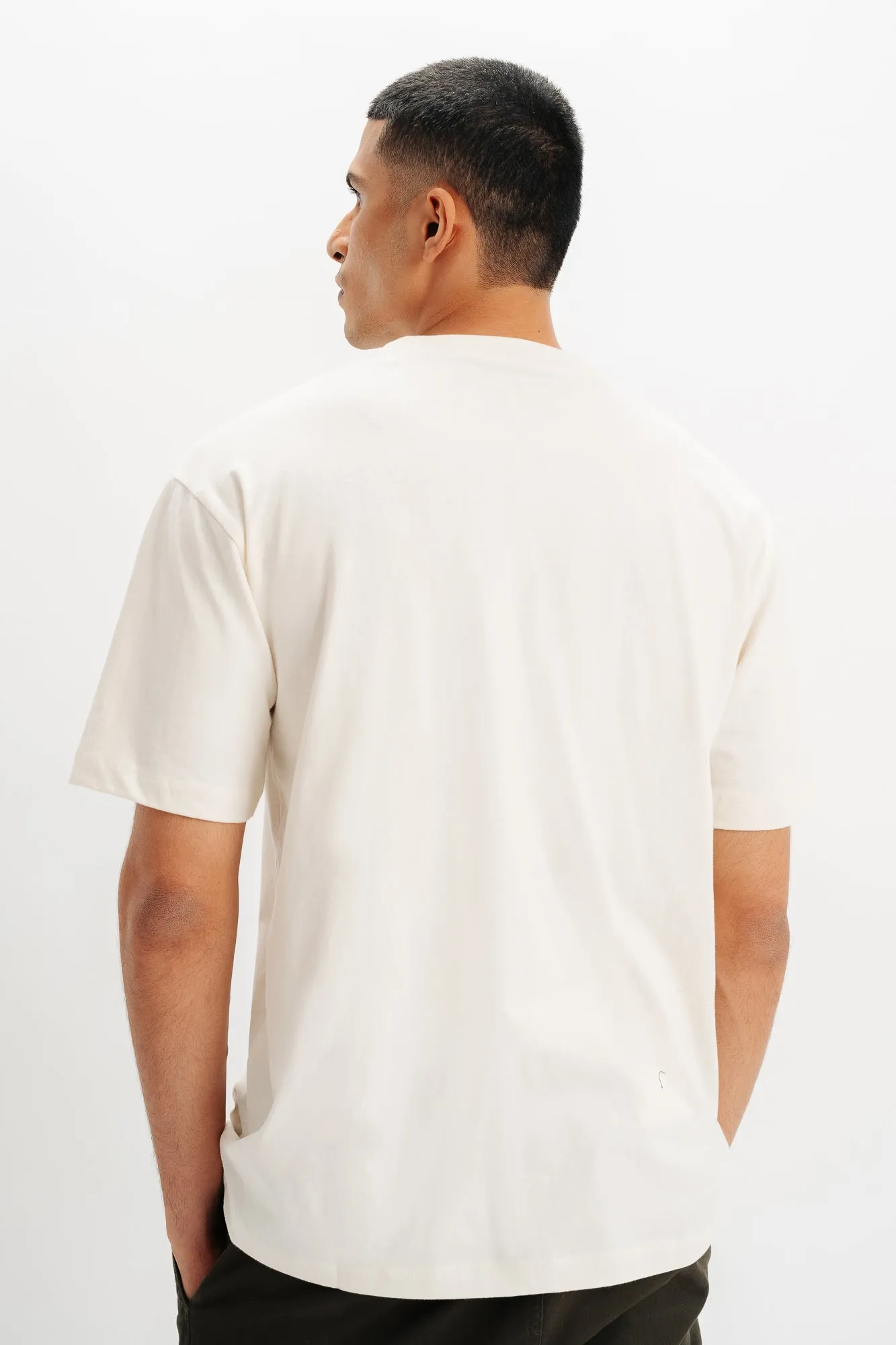 Men's White Imma Keeper Oversized Tees