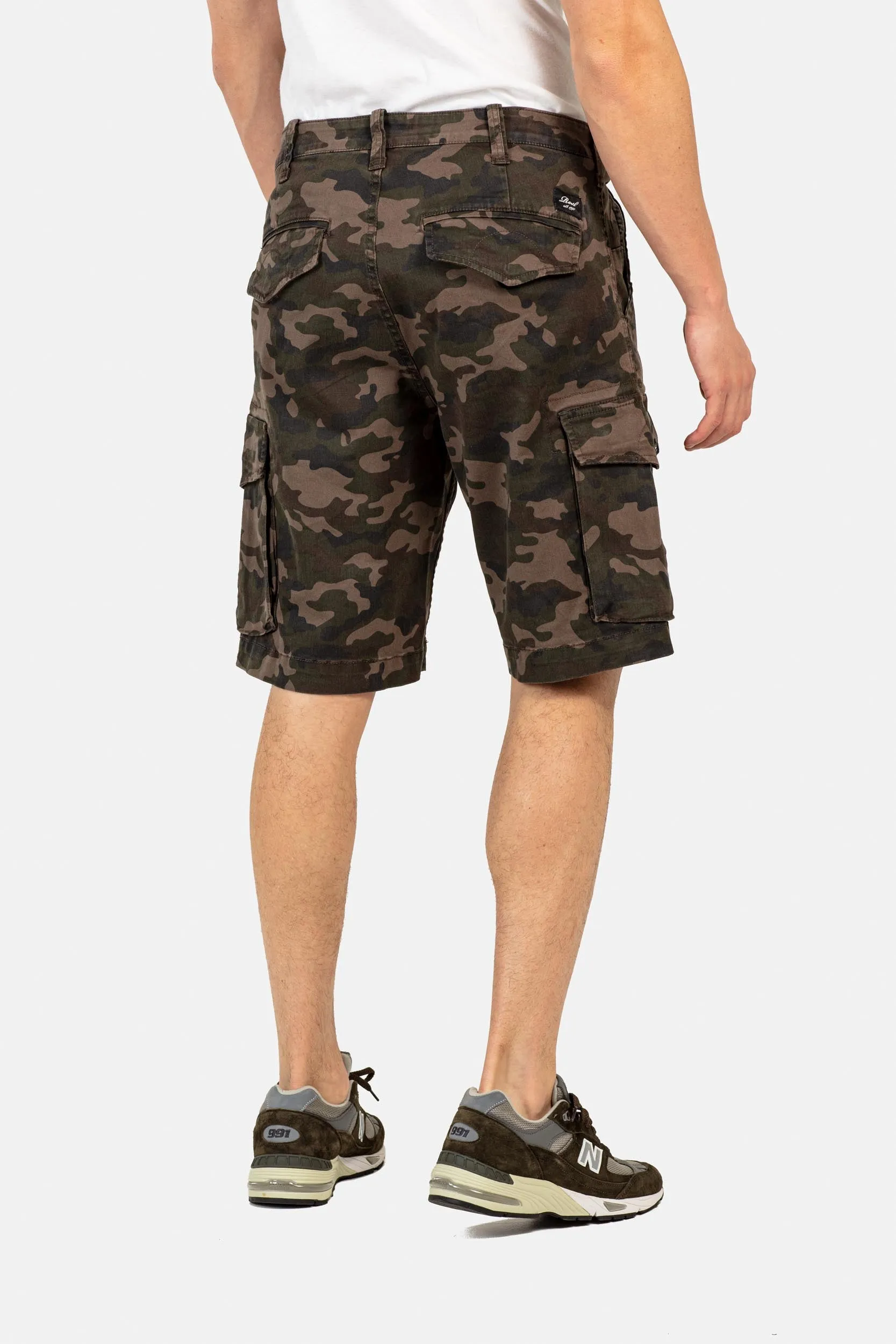 New Cargo Short - Washed Camo