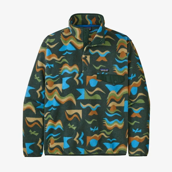 Patagonia LW Synch Snap-T P/O - Arctic Collage Green