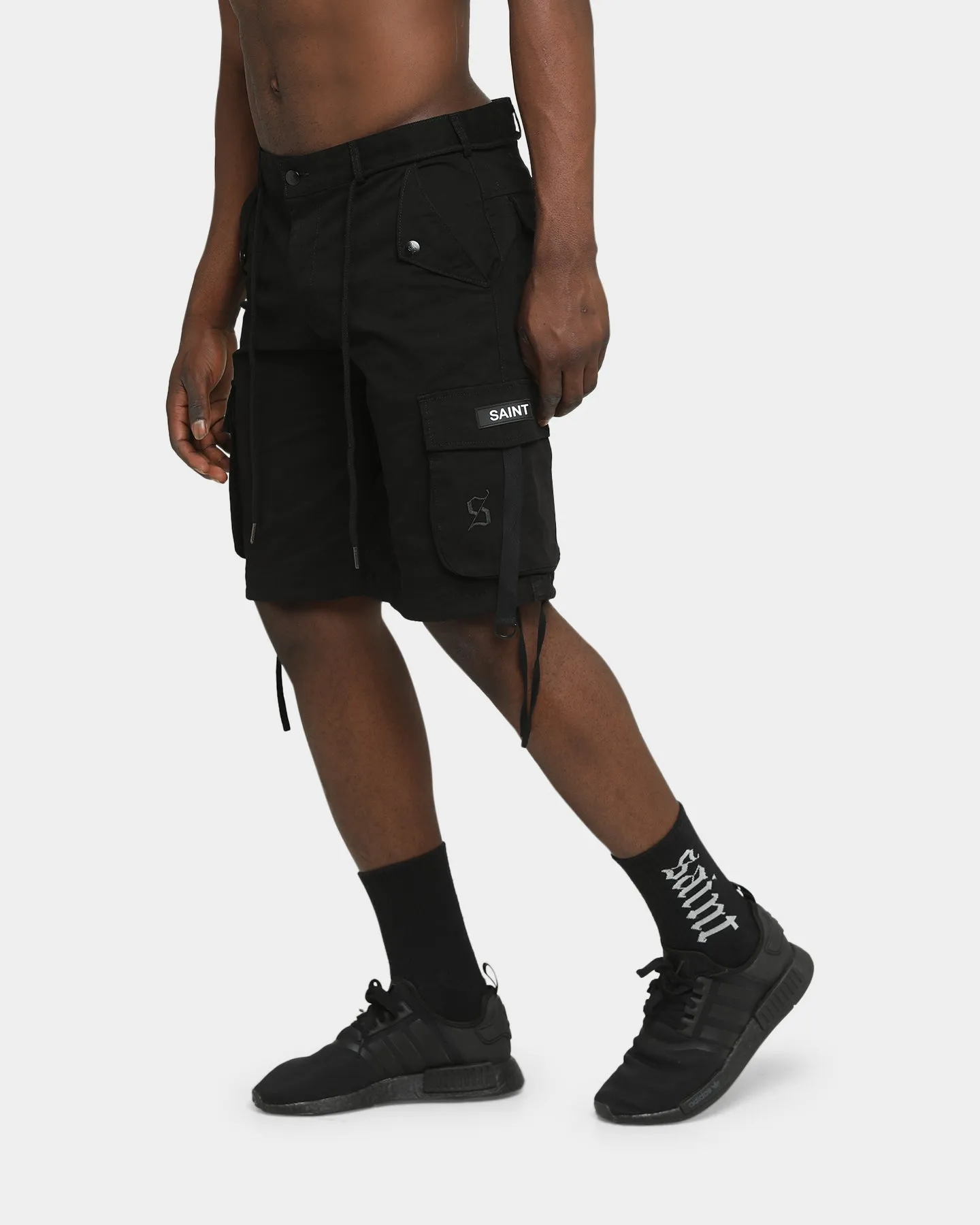 Saint Morta Darma Initiative Cargo Shorts Black