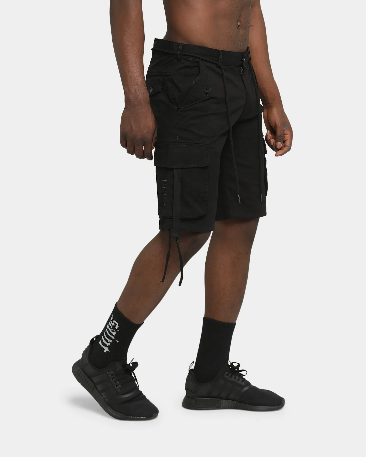 Saint Morta Darma Initiative Cargo Shorts Black