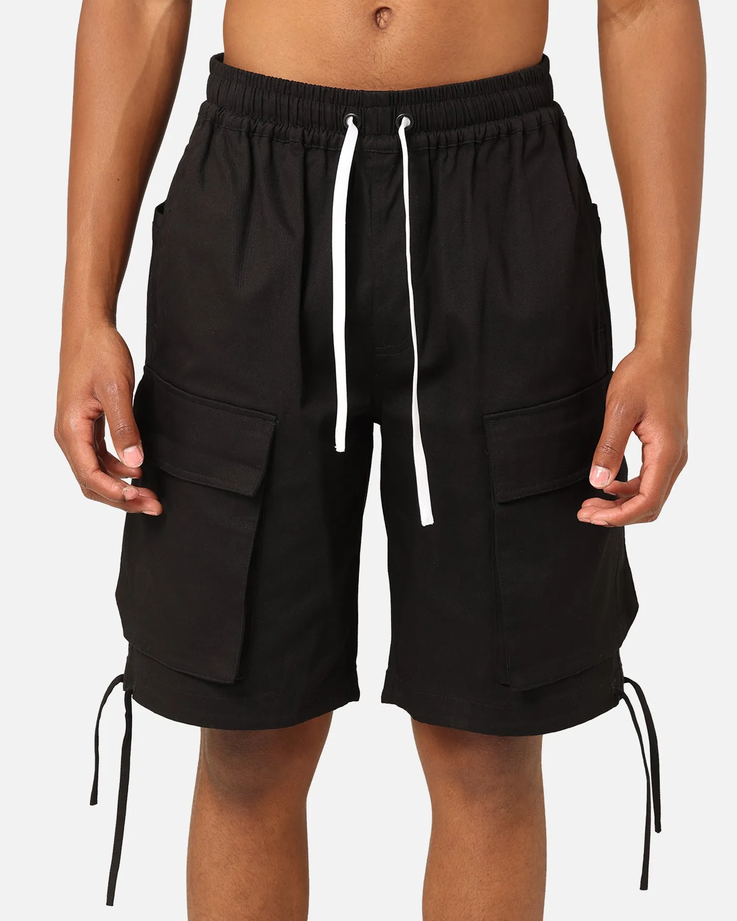 Saint Morta Dept Cargo Shorts Black