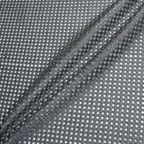 Silver Grey Metallic Guipure Lace