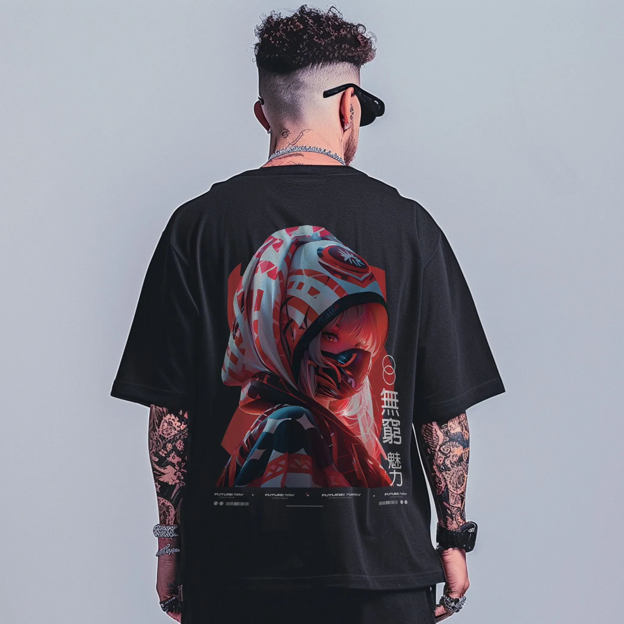 Unisex Future Geisha Oversized Graphic Tees