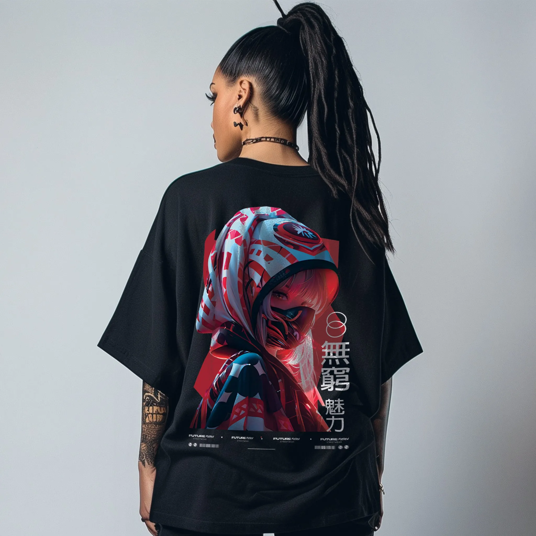 Unisex Future Geisha Oversized Graphic Tees